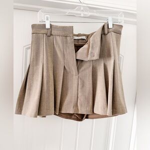 Pleated Mini Skirt
